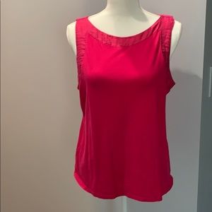 Ann Taylor pink sleeveless top